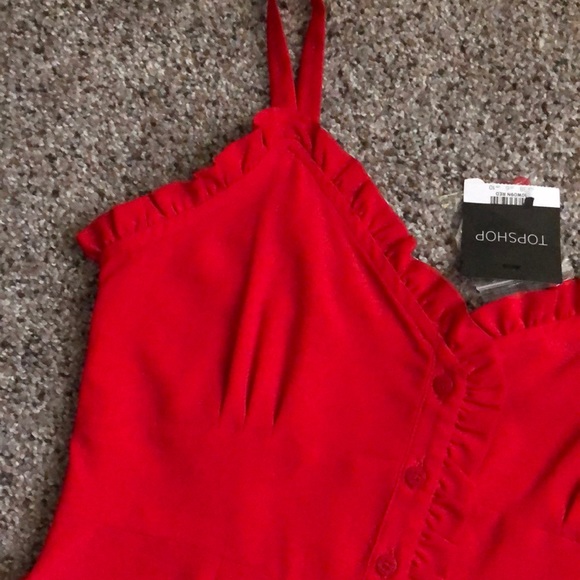 SOLD Topshop Ruffled Dress - Picture 5 of 7